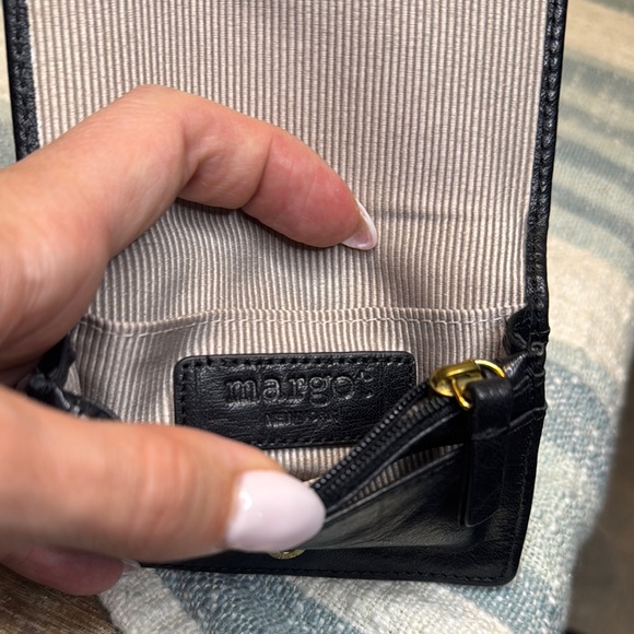 Margot Black Card Holder Leather Accessory - Picture 4 of 7